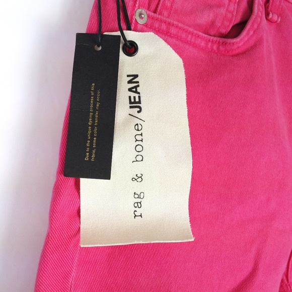 Rag & Bone pink high rise skinny jeans, size 26 - Picture 2 of 8